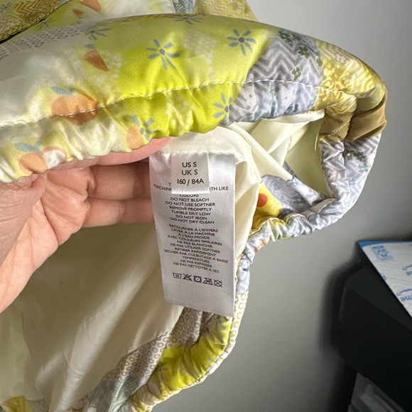 Urban Outfitters Patchwork Oversized Relaxed Boho Kimono Sleeves Jacket Sz S - Picture 8 of 10